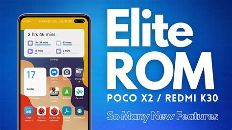 Elite Rom For Poco X Redmi K Official Android Youtube