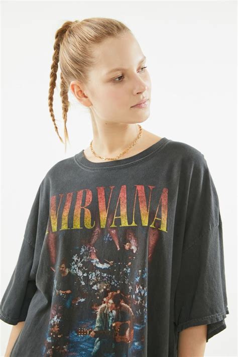 Nirvana Unplugged T-Shirt Dress | Urban Outfitters Singapore | Nirvana ...