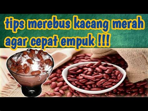 Kacang Merah Tips Merebus Kacang Merah Supaya Empuk Dan Enak