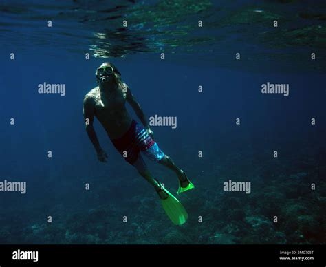 Shooting Underwater Bali Stock Photo Alamy