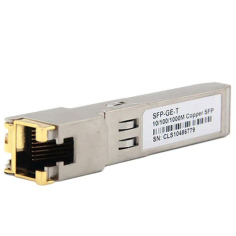 Módulo sfp RJ45 Switch Gbic 10 100 1000 Conector sfp Cobre RJ45 Módulo