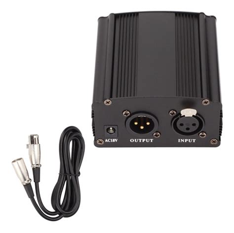 Fuente Alimentación 48 V Phantom Professional Phantom Xlr 3 Cuotas