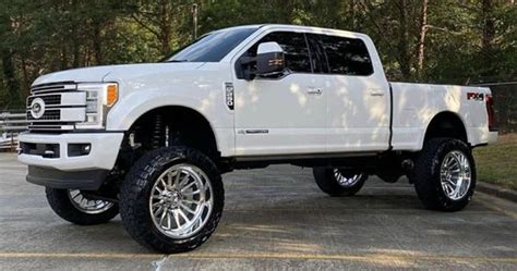 Ford F 350 4wd 2017 2022 8 Mcgaughys Lift Kit Premium Black Stainless