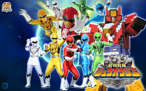 The 40th anniversary Sentai team, Doubutsu Sentai Zyuohger. | Desenho do power rangers, Power ...