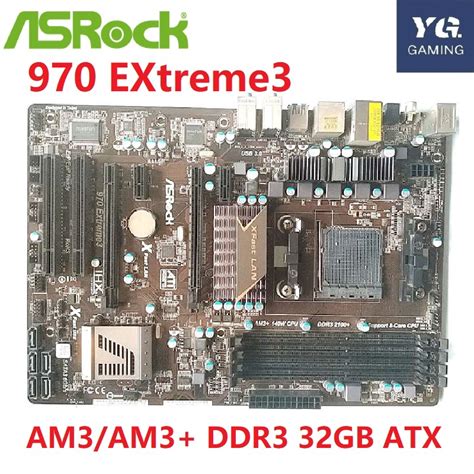 Asrock 970 Extreme3 Original Used Desktop For Amd 970 Motherboard Socket Am3 Am3 Ddr3 Sata3