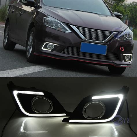 Car Flashing Set Drl For Nissan Sylphy Sentra Led Drl