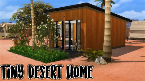 Sims 4 Speed Build Tiny Desert Home Youtube