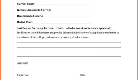 Sample Salary Review Letter Template 7 Salary Review Template Salary ...