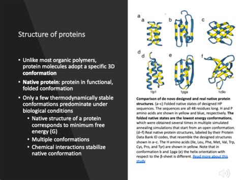 Chapter The Three Dimensional Structure Of Proteins Quiz Info