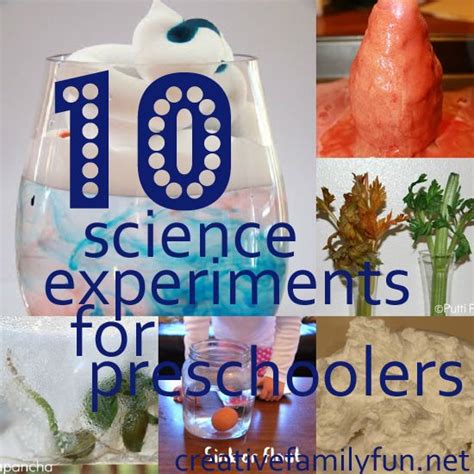 10 science experiments for preschoolers – Artofit