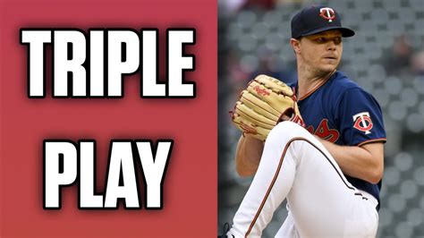 The Minnesota Twins Turn A Triple Play Youtube