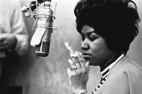 Gospel Legend Aretha Franklin In The Studio 1967 Photographic Print