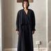 Claude Montana Navy Wool Trench Coat Etsy