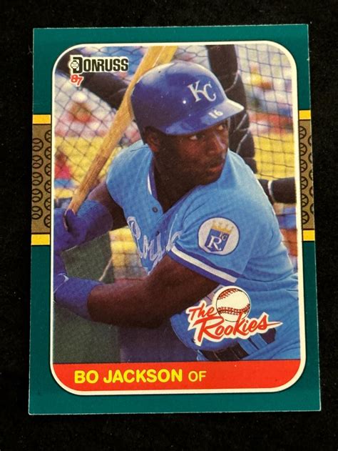 Sold At Auction Donruss The Rookies Bo Jackson Rc