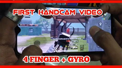 First Handcam Video 🔥🔥🔥 Pubgm Handcam Video 4 Finger Claw Gyro