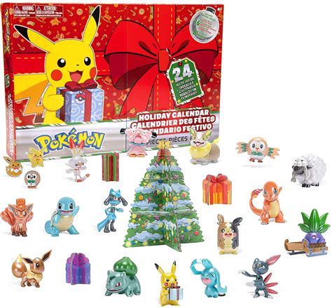 KALENDARZ ADWENTOWY FIGURKI POKEMON DLA DZIECI Kalendarz Adwentowy Dla