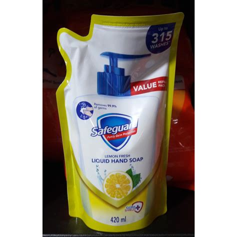 Safeguard Lemon Fresh Liquid Hand Soap 420ml Shopee Philippines