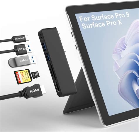 Surface Pro 9 Accessories Surface Pro 9 Docking Station With 4K HDMI