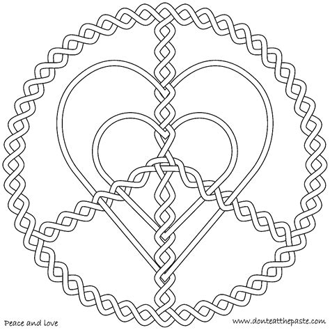 Love Mandala Coloring Pages at GetColorings.com | Free printable colorings pages to print and color