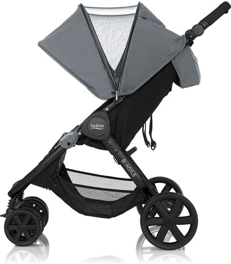 Britax Romer B Agile Double bliźniaczy wózek spacerowy Steel Grey