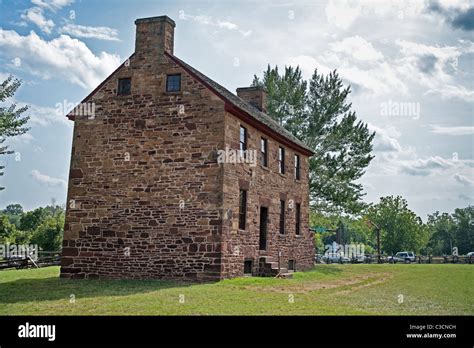 Front Of The Historic Stone House On The Manassas National Battlefield Also Available In Hdr