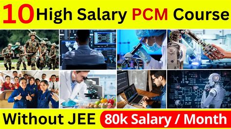 High Salary Courses For Pcm Students Without Jee Best Courses