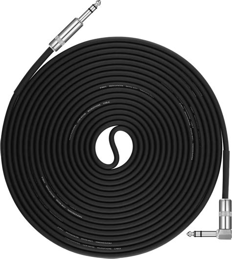 Hosongin 14 Inch Trs Instrument Cable 66 Feet 2 Pack