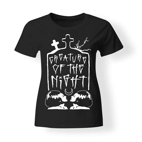 T Shirt Girly Electric Witch Creature Of The Night The Darkest