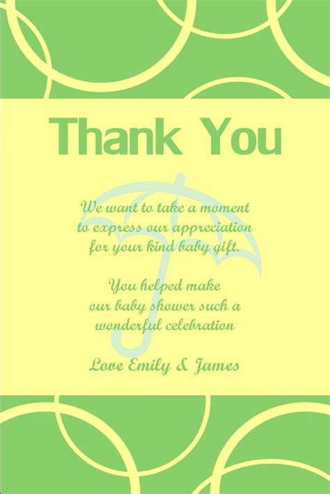 Tips To Writing Thank You Note For Baby Shower