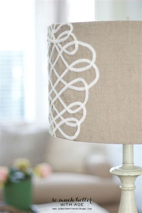 DIY Faux Embroidery Lampshade Embroidered Lampshade Diy Diy Lamp Shade