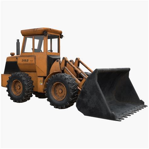 Rigged Wheel Loader MidPoly 3D Model $99 - .max .fbx .obj .ma .c4d - Free3D