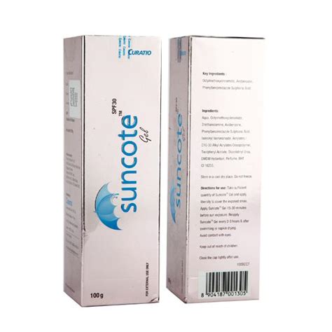 Suncote Gel 100gm Buy Medicines Online At Best Price From Netmeds