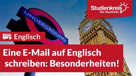 Eine E Mail Auf Englisch Schreiben Besonderheiten