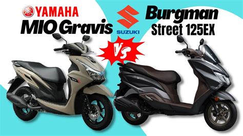 Suzuki Burgman Street Ex Vs Yamaha Mio Gravis Side By Side