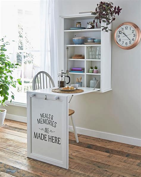 11 Sample Diy Wall Mounted Folding Table With Low Cost | Home decorating Ideas