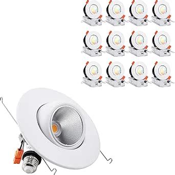 Torchstar Inch Led Gimbal Recessed Light Bundle Inch Cct Gimbal