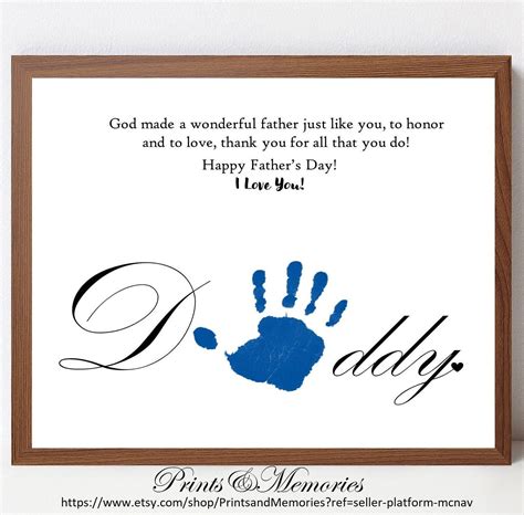 Fathers Day Poem T For Dad From Kids Fathers Day Craft