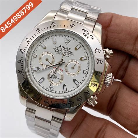 Rolex Oyster Perpetual Cosmograph Daytona Steel White Dial Swiss