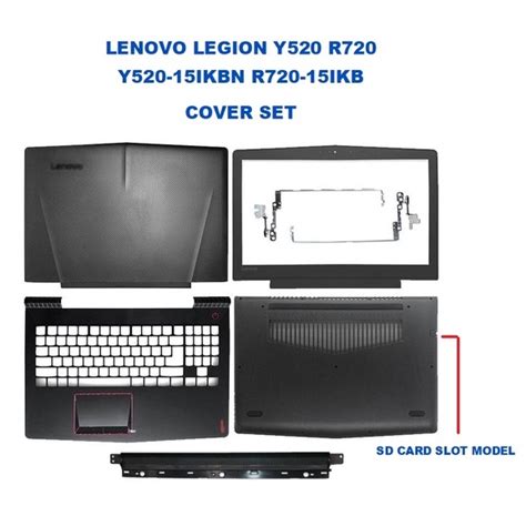 Lenovo Legion Y520 R720 Y520 15ikb R720 15ikb Laptop Cover Ser Lcd Bezel Palmrest Bottom Cover