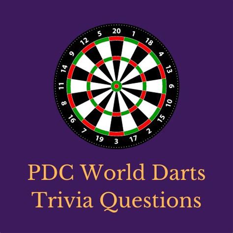 25 Fun PDC World Darts Championship trivia questions!