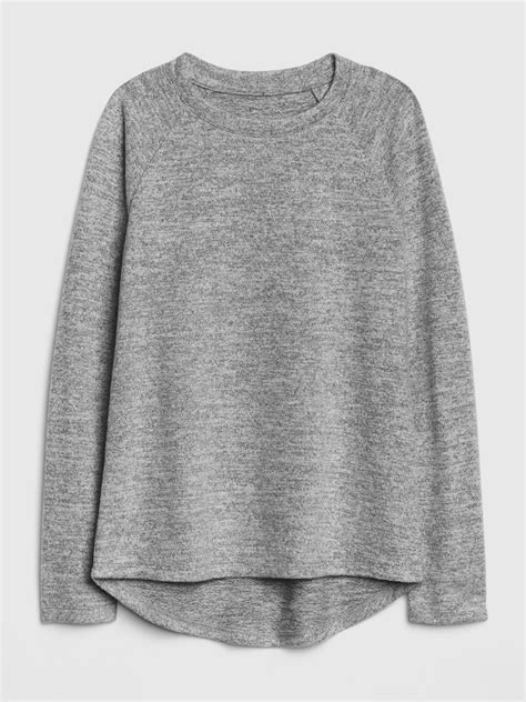Kids Softspun Raglan Top Cable Knitting Patterns Raglan Top Marled Knit