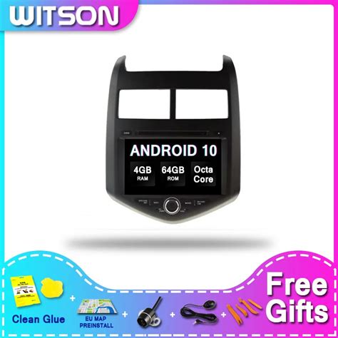 WITSON Autoradio Android 10 0 4 Go 64 Go Navigation Gps Lecteur