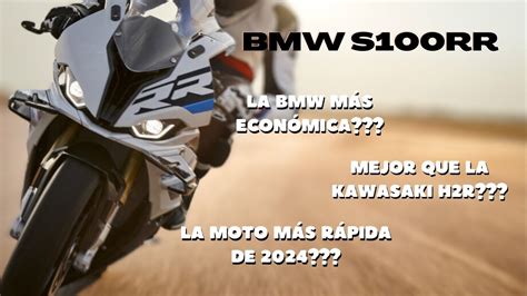 BMW S1000RR LA MOTO MÁS RÁPIDA DEL MUNDO EN 2024 MEJOR QUE LA