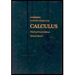 Calculus-Answer Book 4th edition (9780914098928) - Textbooks.com