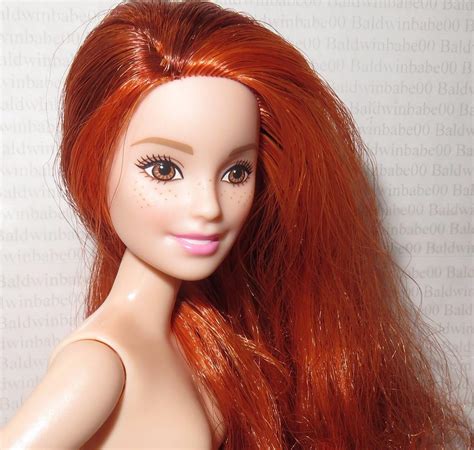 Nude Barbie Petite Auburn Freckles Millie Fashionista Mattel Doll For