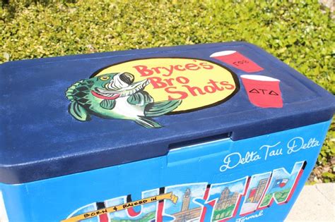 Cooler Painting Bass Pro Shop Cooler Painting Fraternity Coolers Formal Cooler Ideas