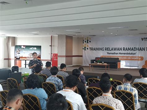 Baznas Bazis Dki Jakarta Gaet Imz Gelar Training Relawan Ramadhan