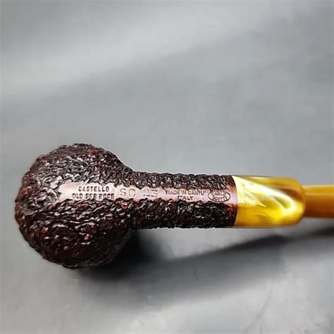 Castello Old Sea Rock SC 23 Apple Estate Briar Pipe Italian Estates