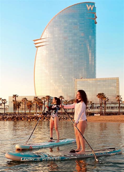 Sunset Paddle Surf Con Bebida En Barcelona