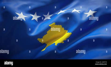 Kosovarische Flagge Stockfotos Und Bilder Kaufen Alamy